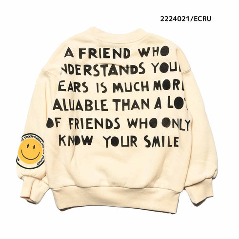 【100~120】★NEEDLEWORKS★裏毛プリントトレーナー(2224021)